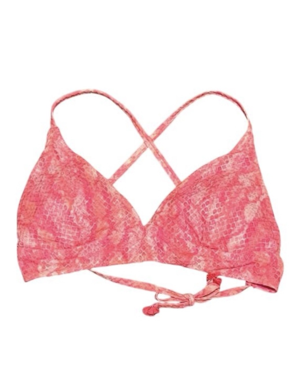 BNWT Isabella Rose Swim Pink Bikini Top DD